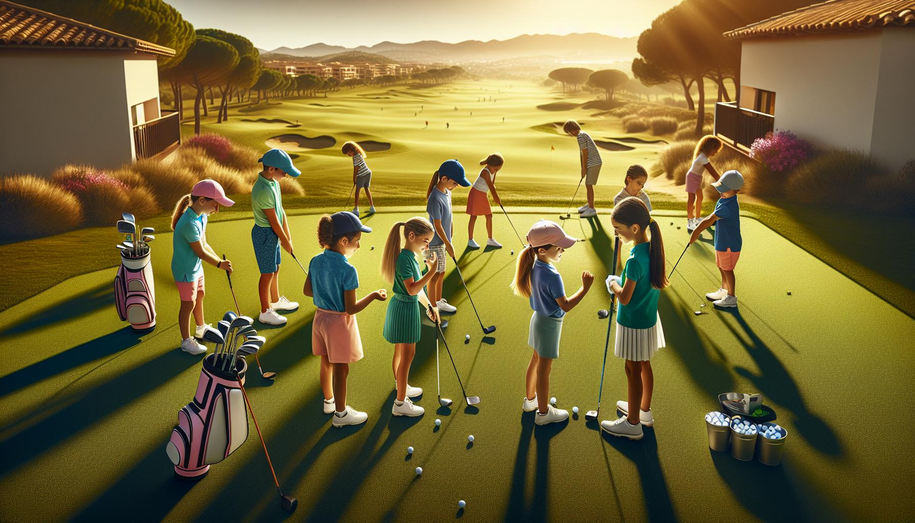 Cómo fomentar el trabajo en equipo en el golf infantil