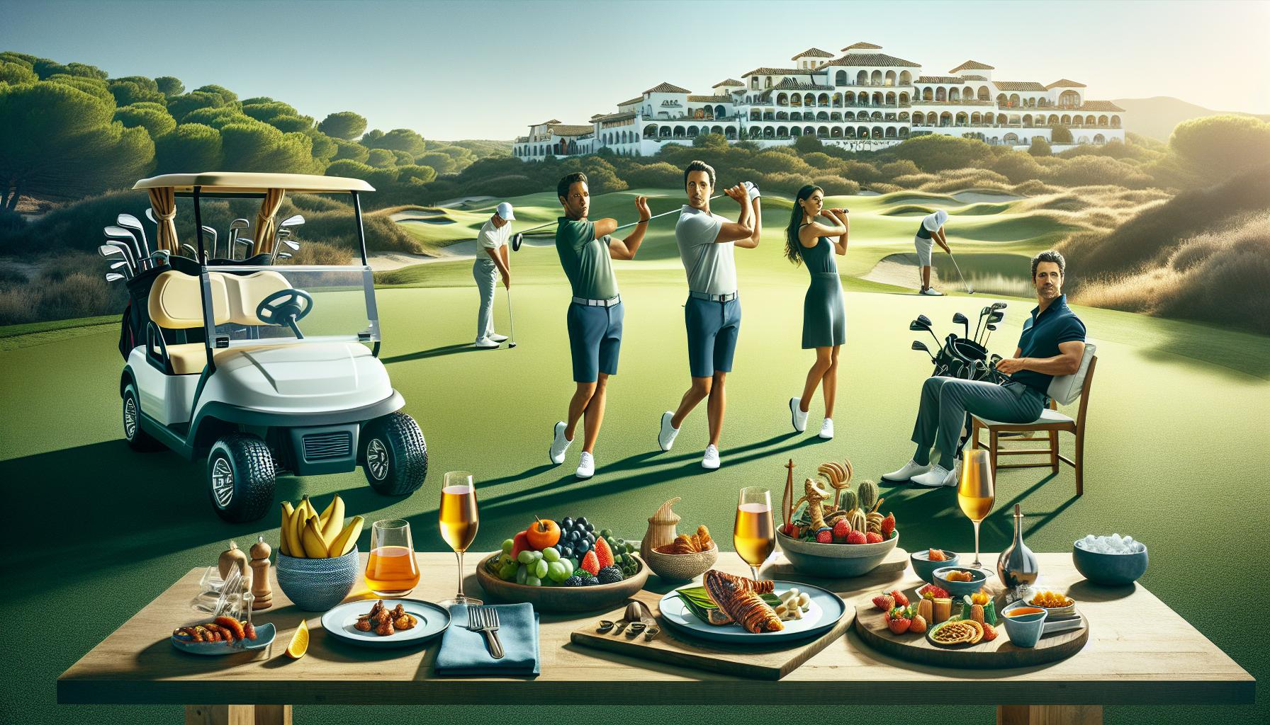 Gastronomía local cerca de los campos de golf