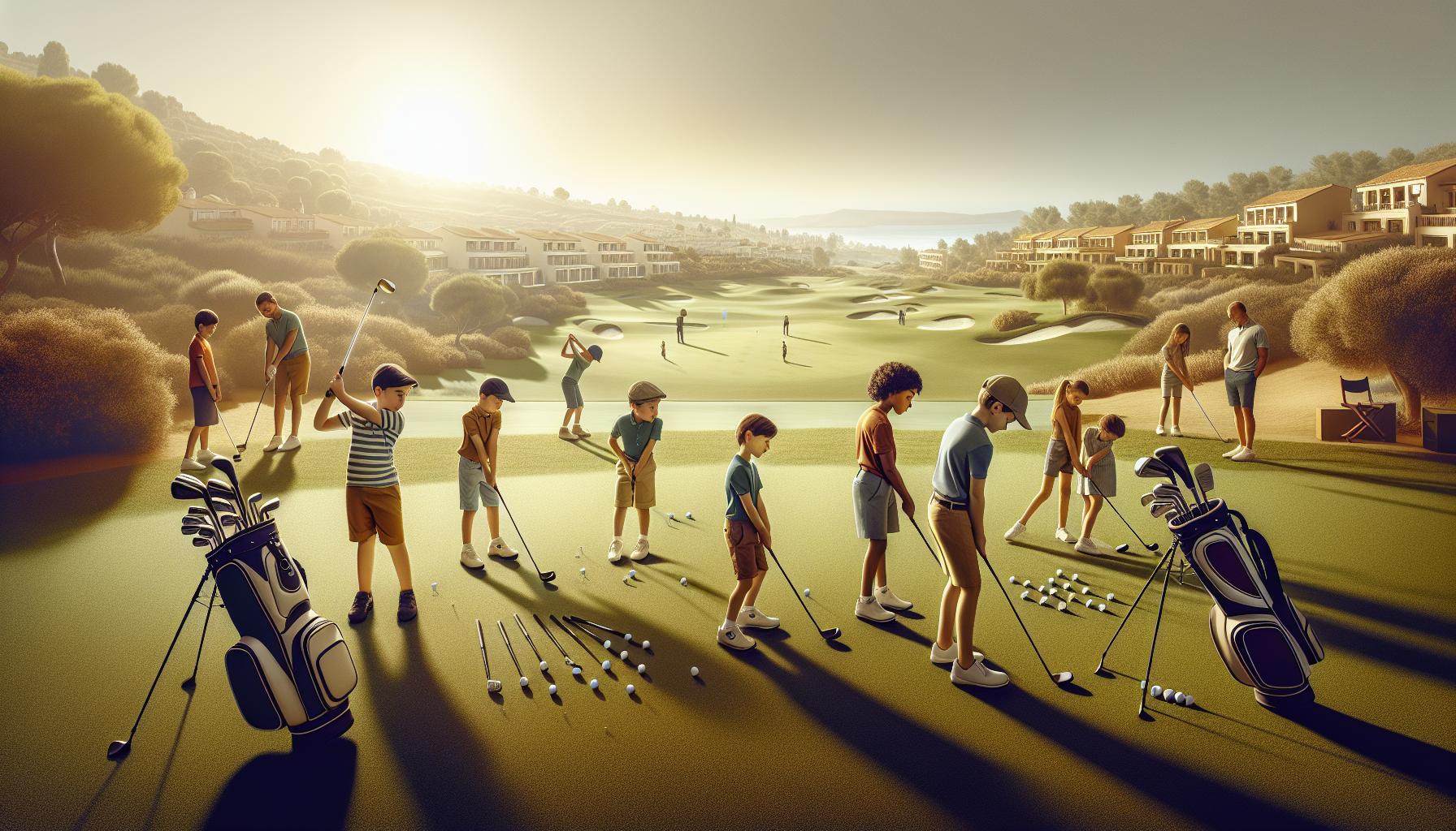La importancia del ejercicio físico en golf infantil