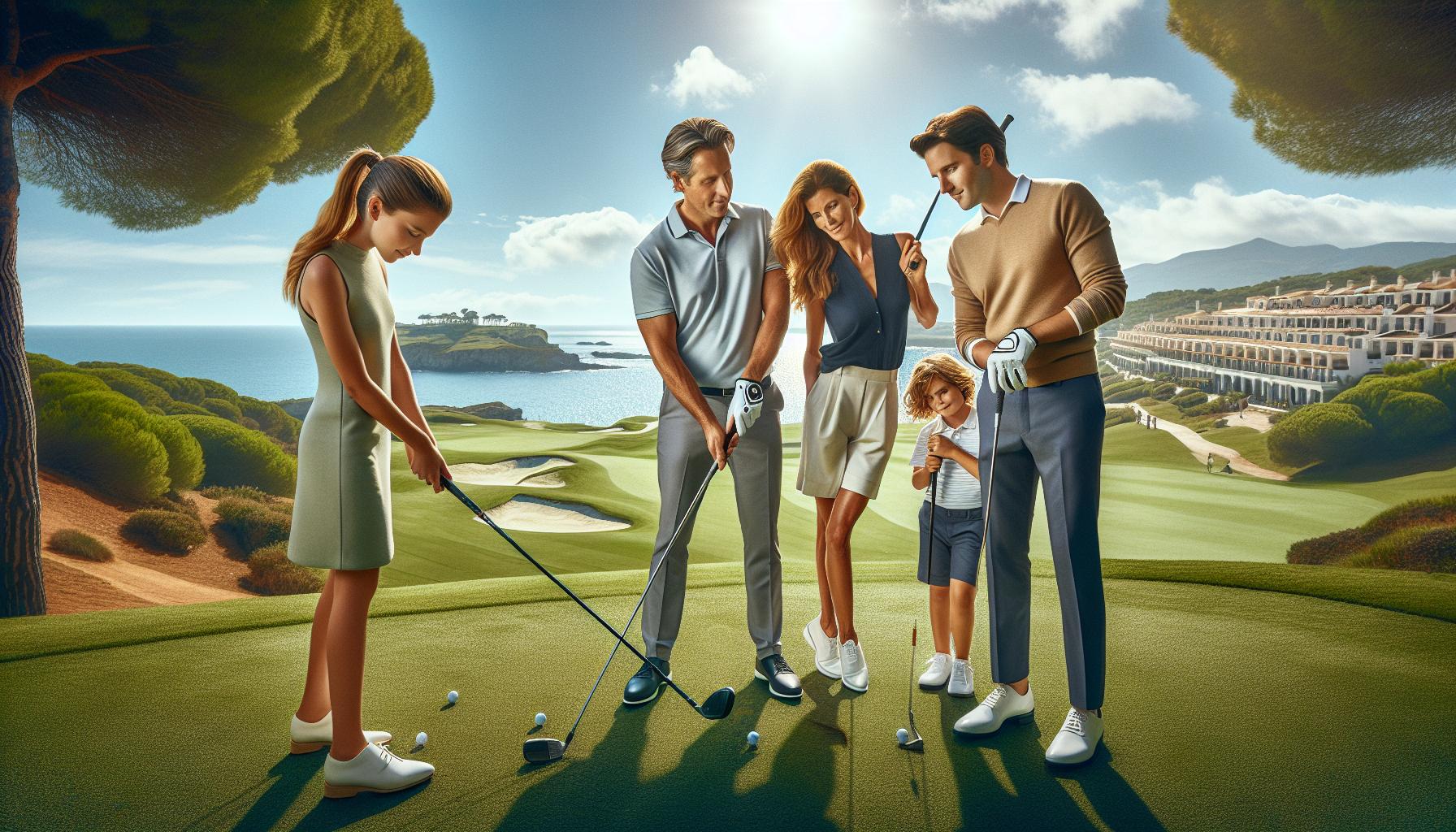 Recomendaciones de campos de golf para familias