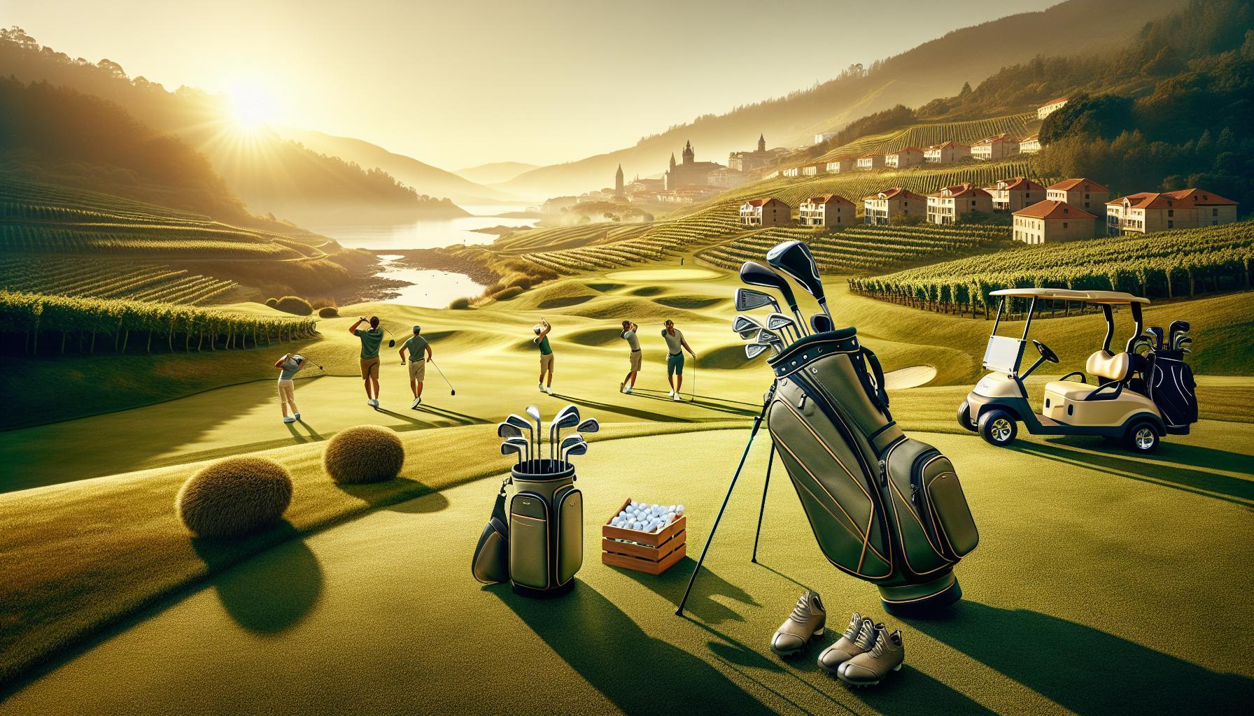 Meis campo de golf: Juega entre viñedos y paisajes gallegos