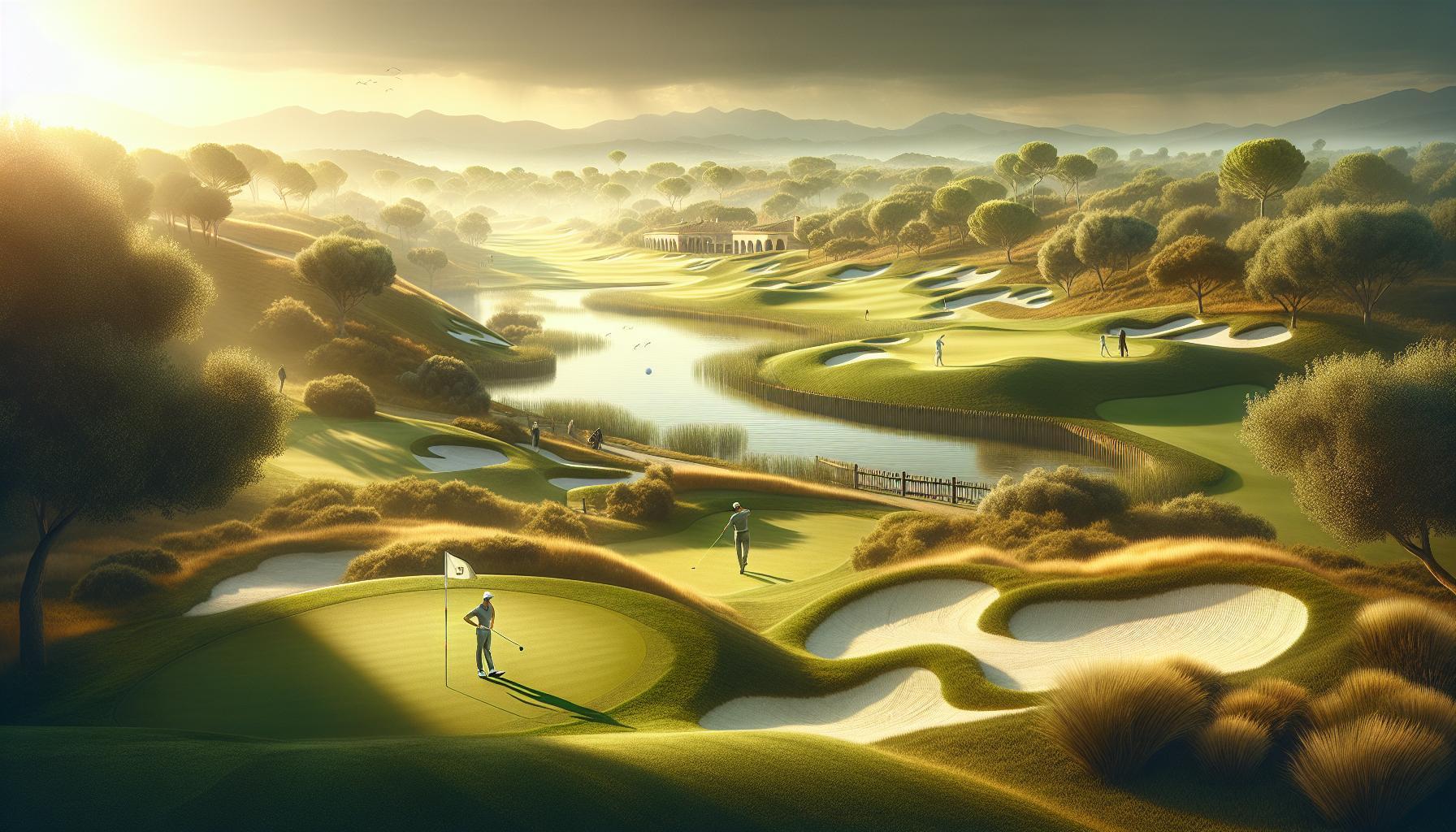 Campo de golf de Aranjuez: Recorre el campo de golf de Aranjuez y sus paisajes