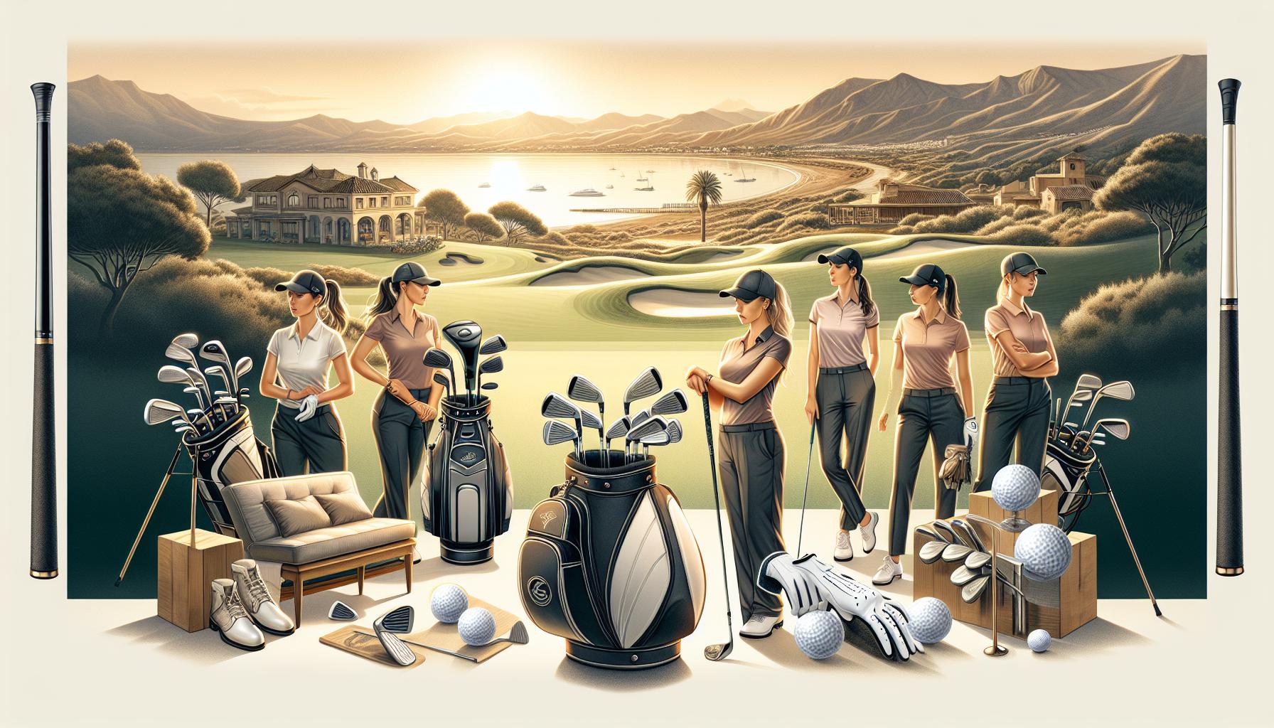 Accesorios esenciales para golfistas mujeres