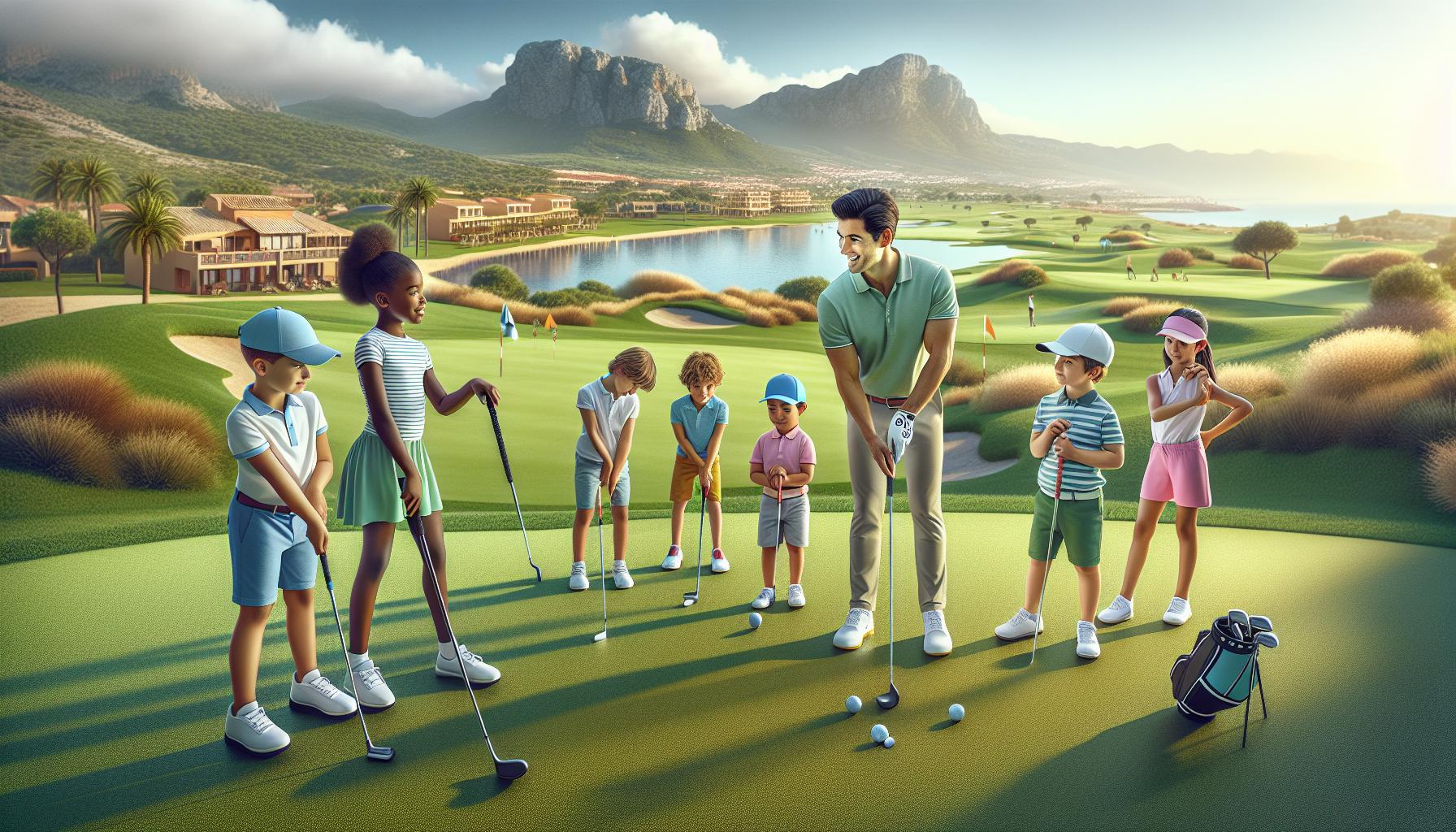 Actividades divertidas para enseñar golf a los niños
