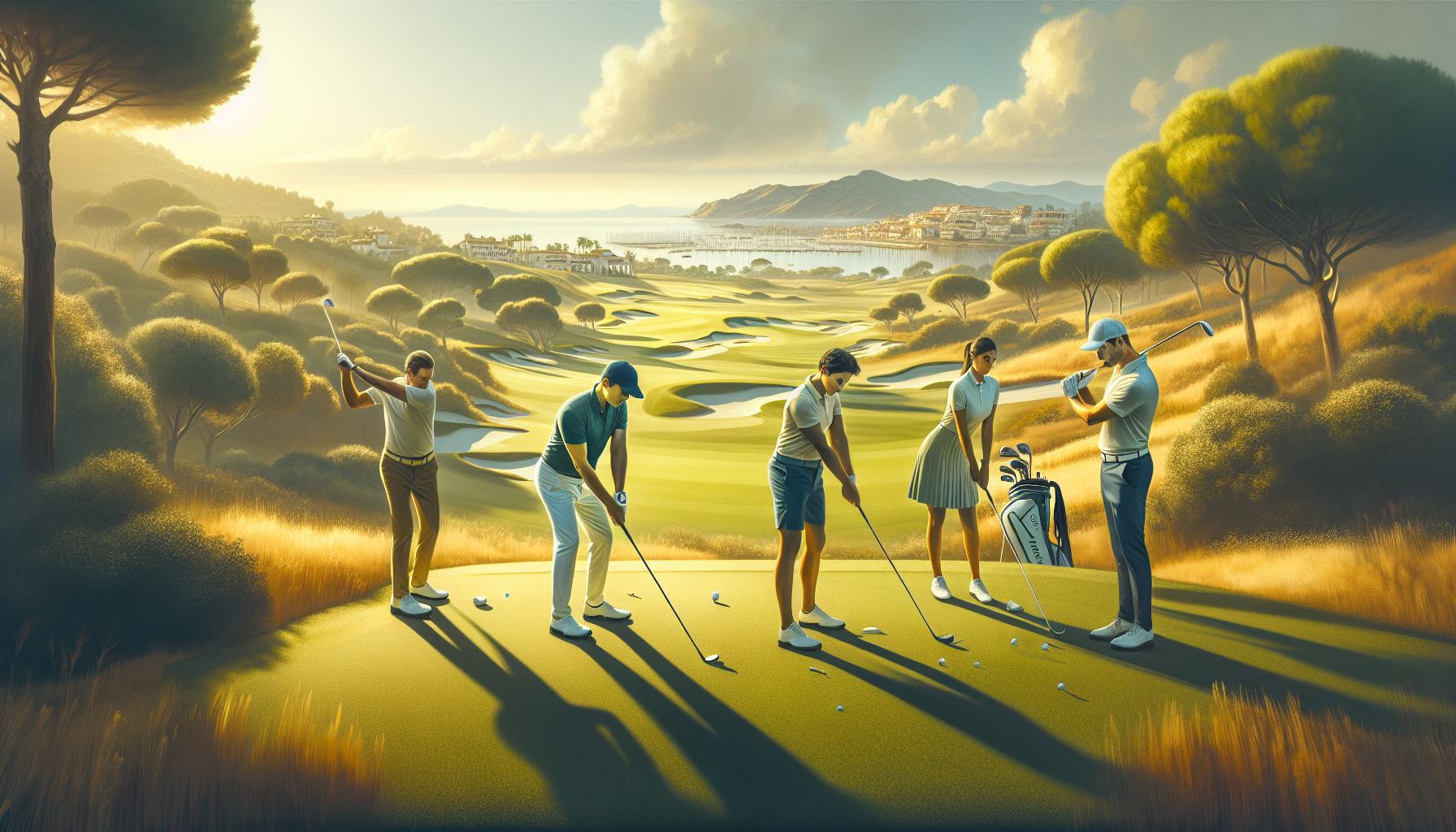 Actividades y servicios para golfistas en la zona