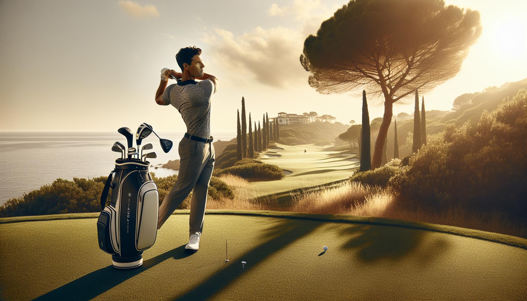 Beneficios de jugar al golf cerca del mar