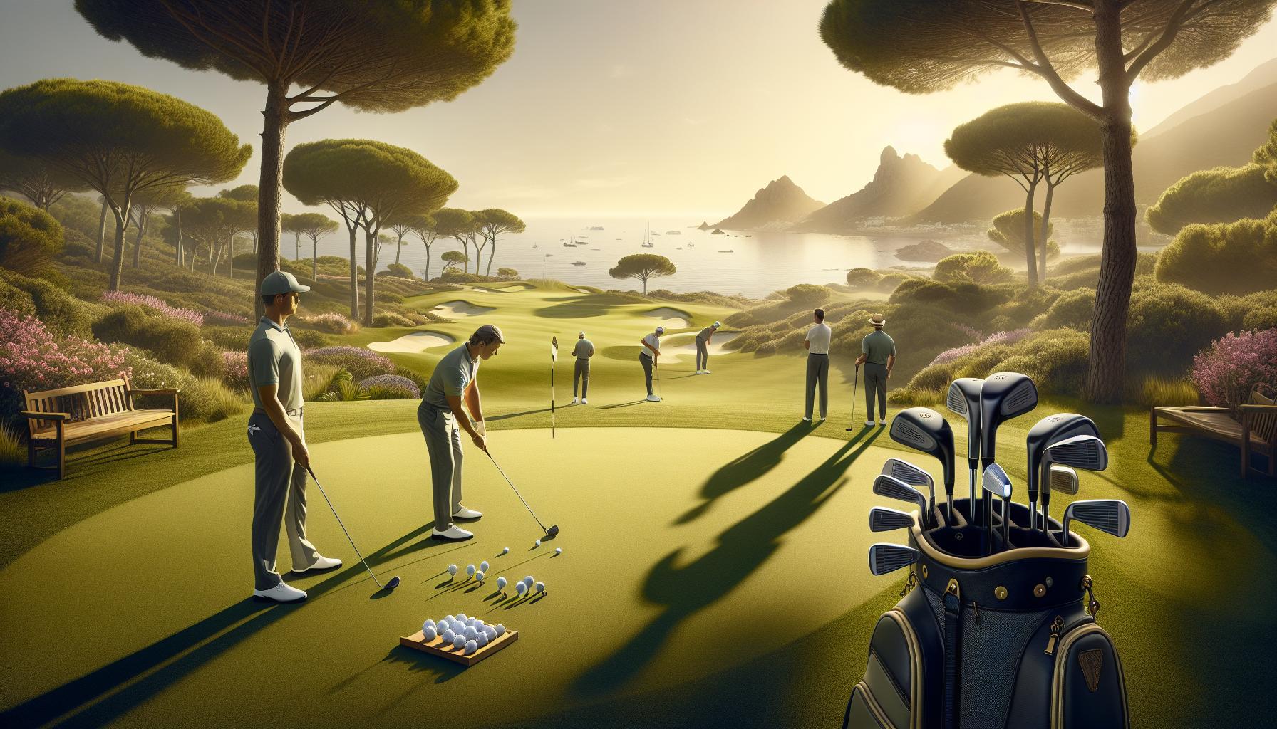 Beneficios de jugar al golf junto al océano
