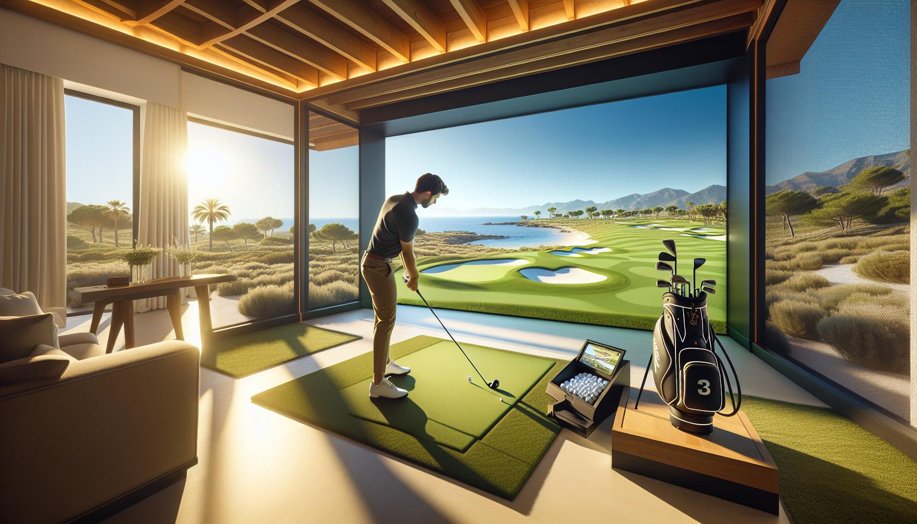 Beneficios de tener un simulador de golf en casa
