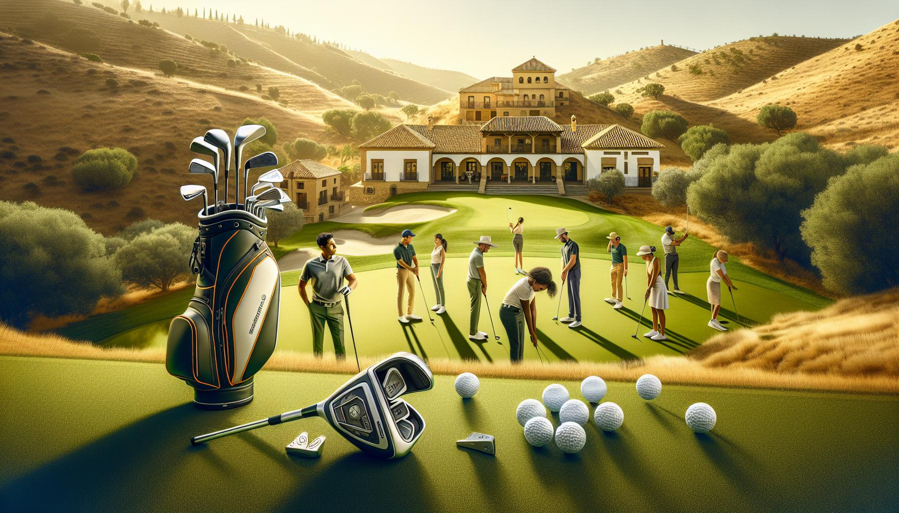 Características de los campos de golf en Toledo