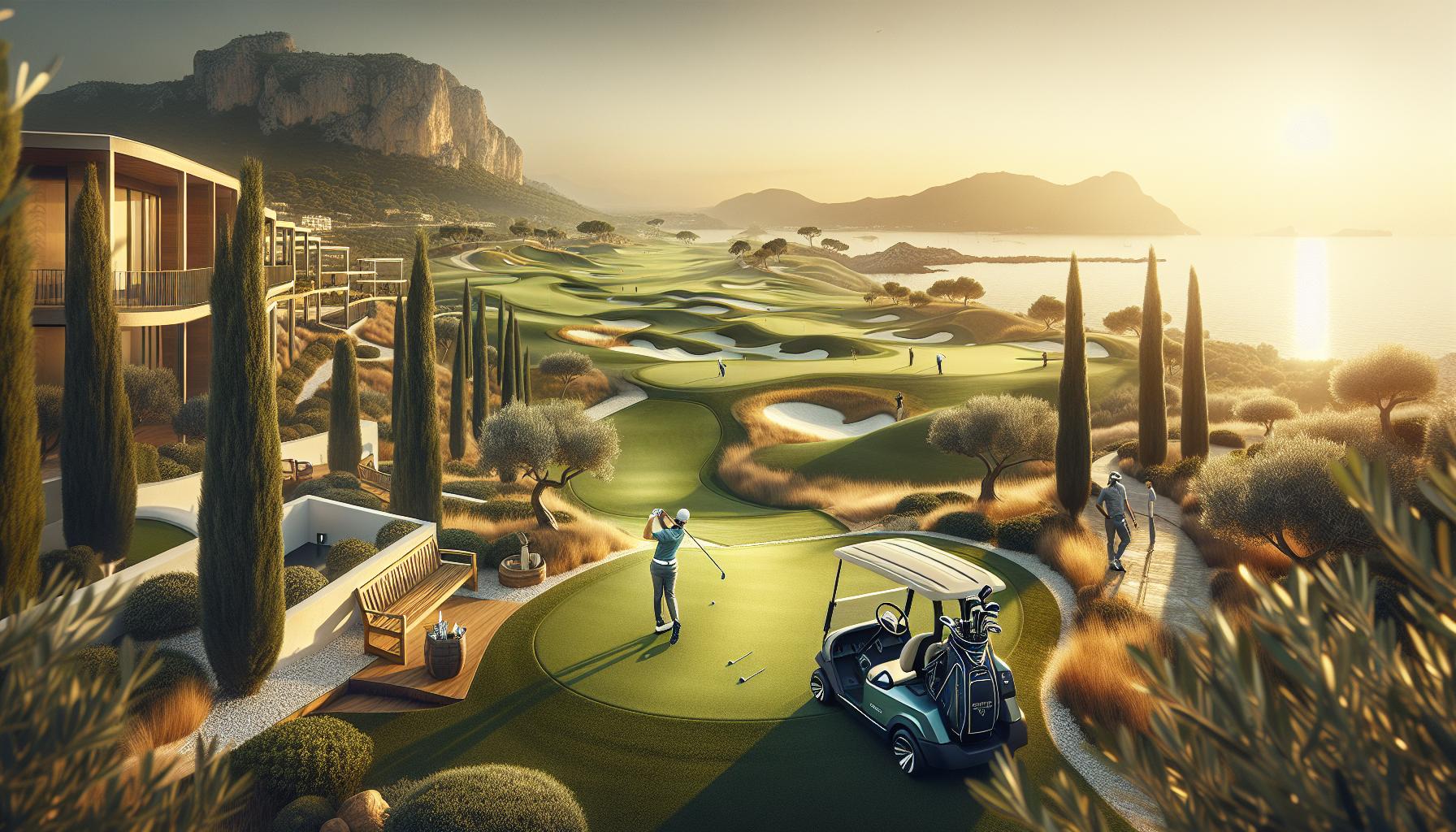 Características únicas de cada campo de golf