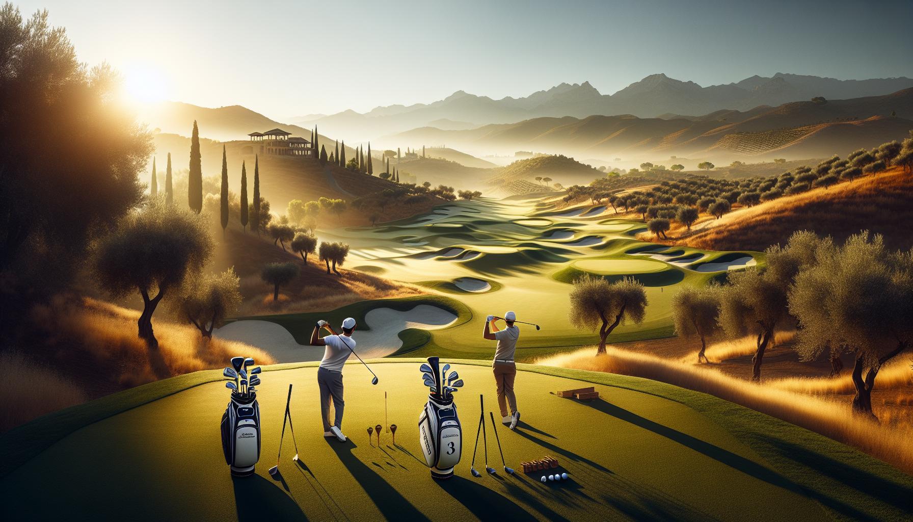 Características únicas del campo de golf de Granada
