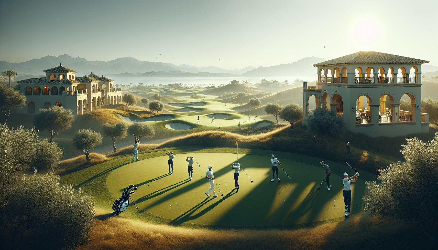 Características únicas de los greens andaluces