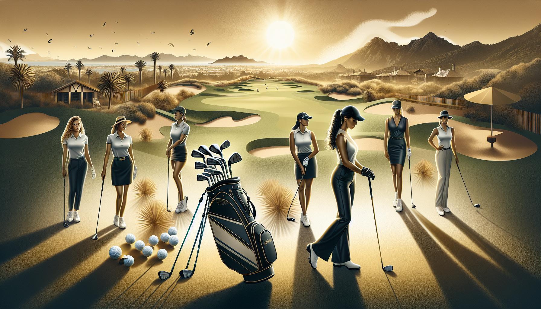 Comparativa de marcas populares de palos de golf femeninos