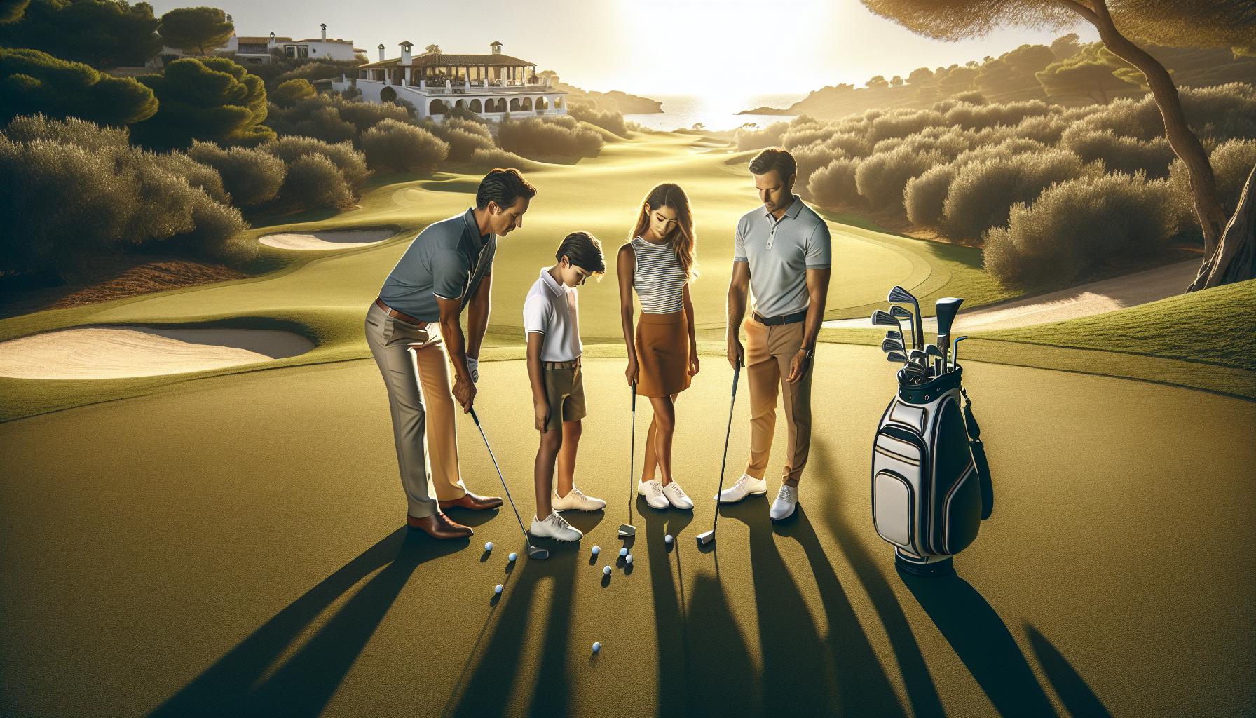 Consejos para disfrutar del golf en familia
