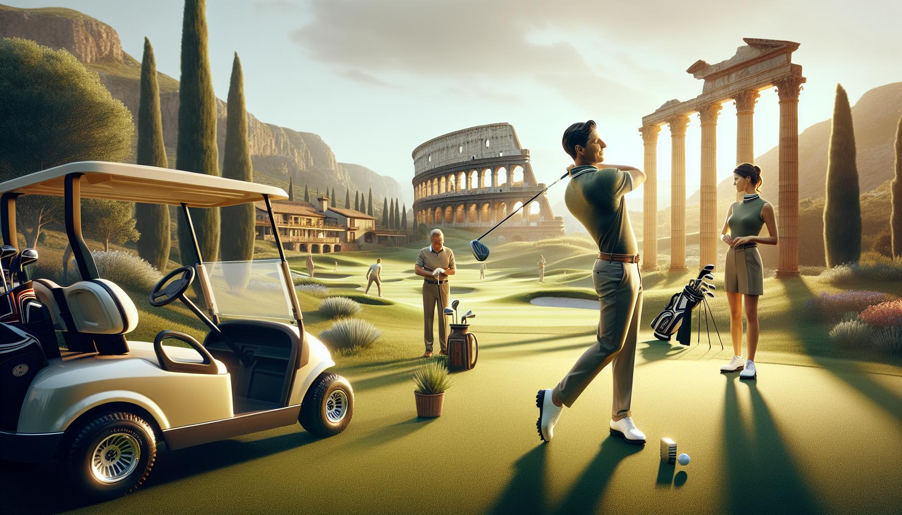 Descubre la historia detrás de los campos de golf y ruinas romanas