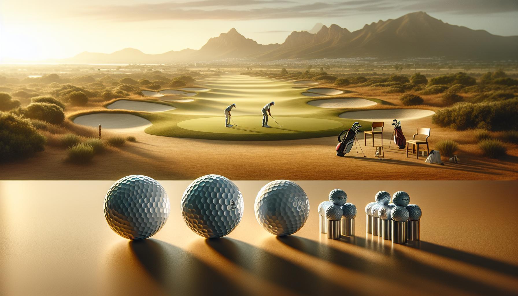 Diferencias entre pelotas de golf para principiantes y profesionales