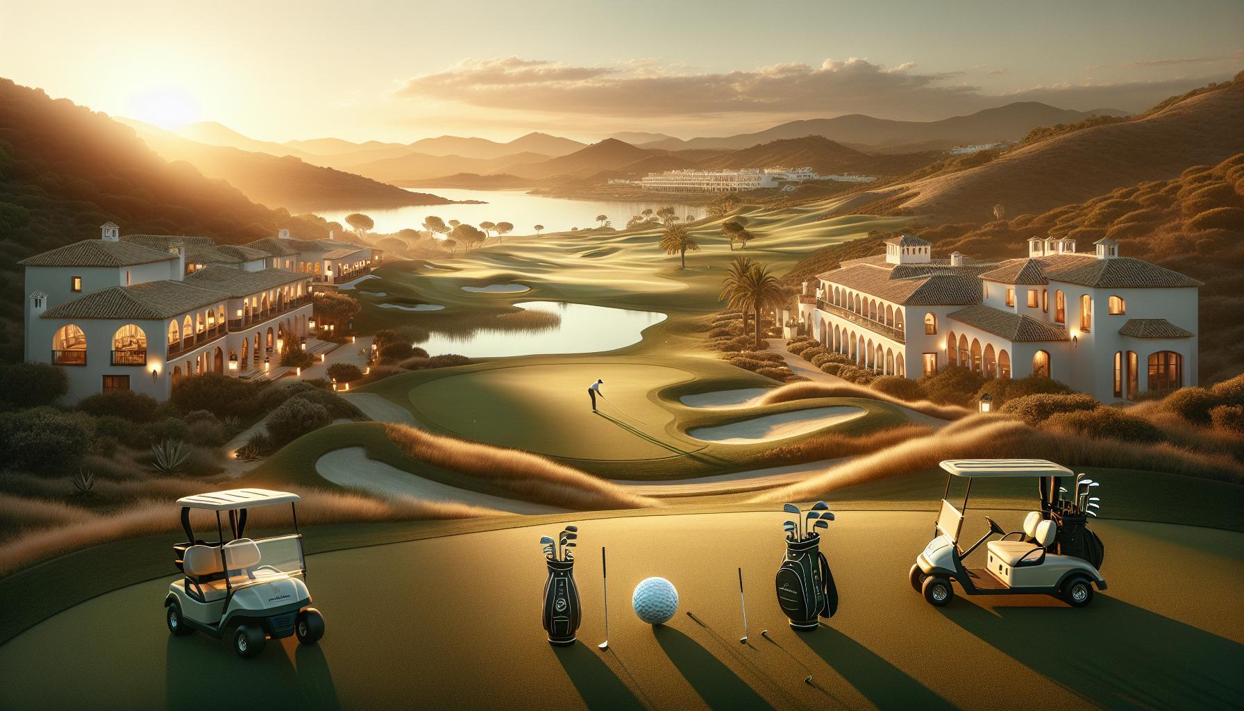 ¿Dónde alojarse cerca del campo de golf?