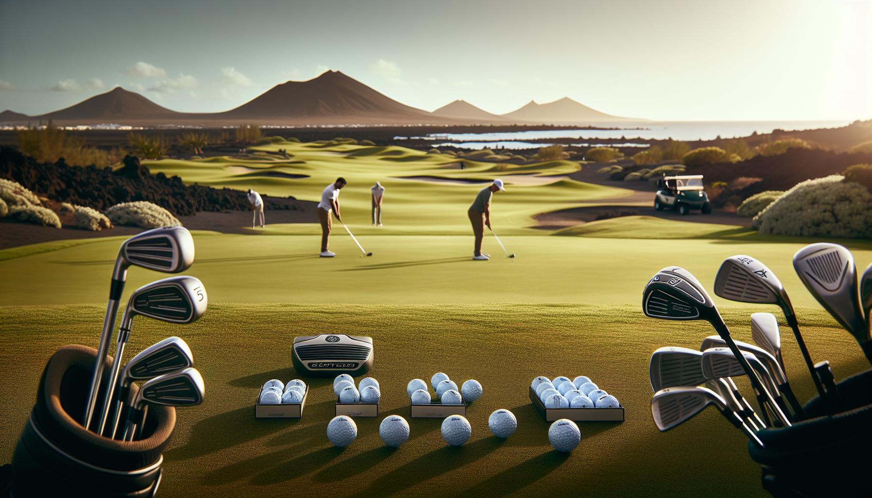 Equipamiento esencial para golf en Lanzarote