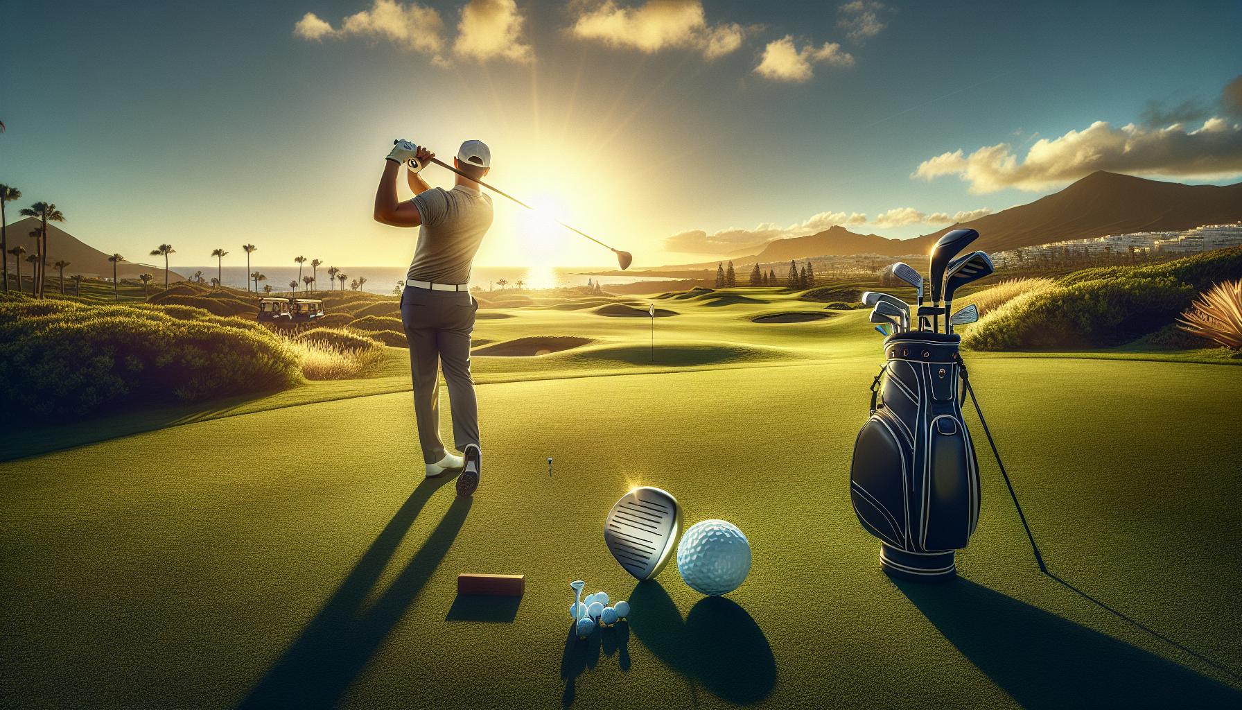 Equipamiento esencial para golf en Tenerife