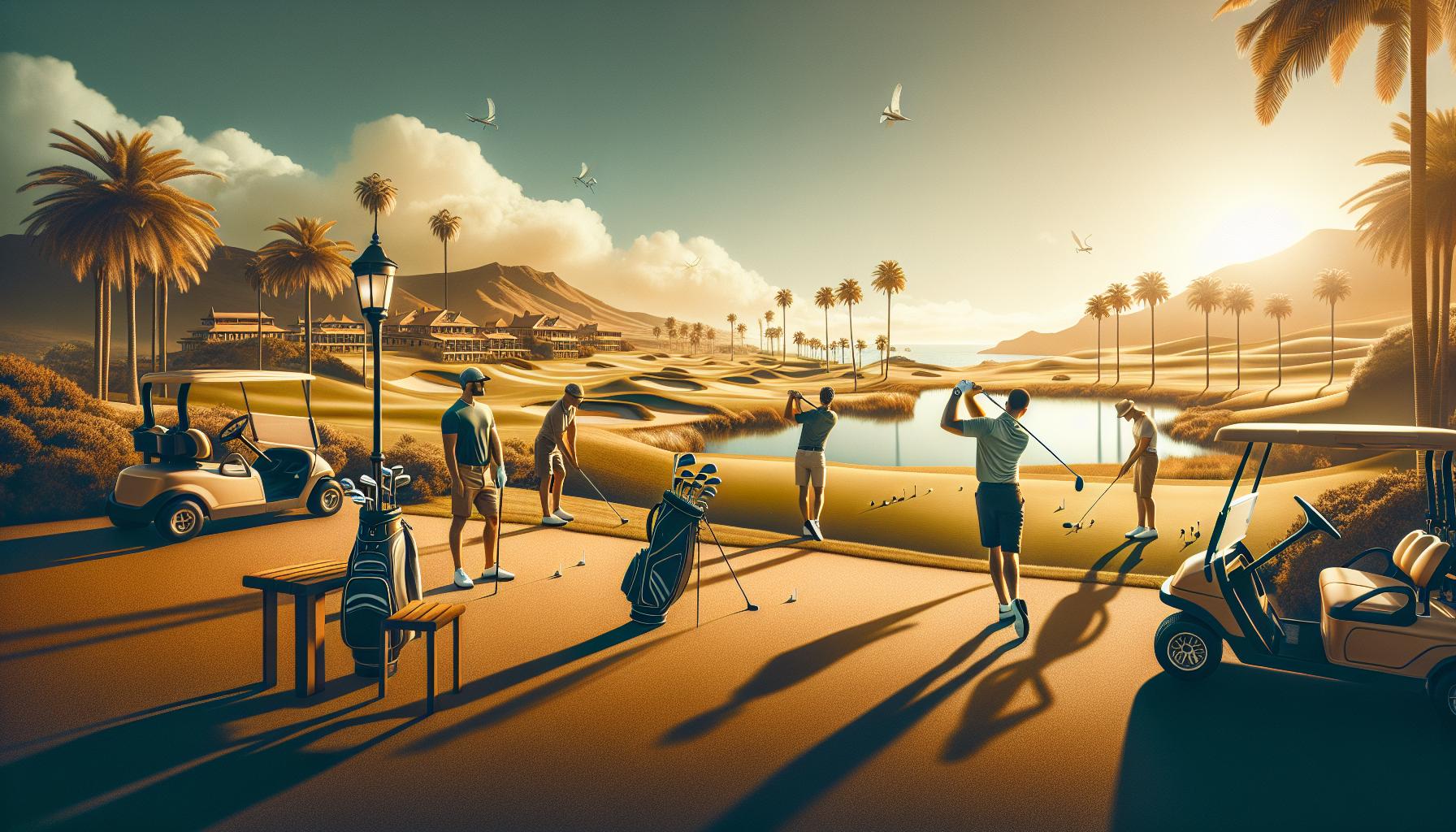 Equipamiento esencial para golfistas en el clima canario
