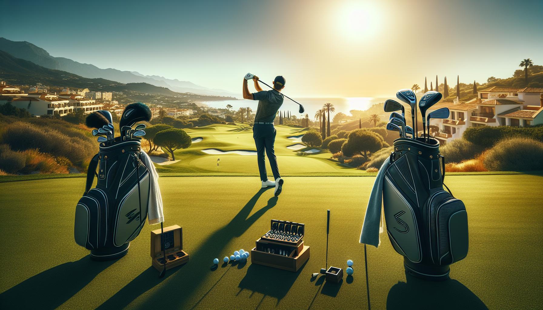 Equipamiento esencial para golfistas en Marbella