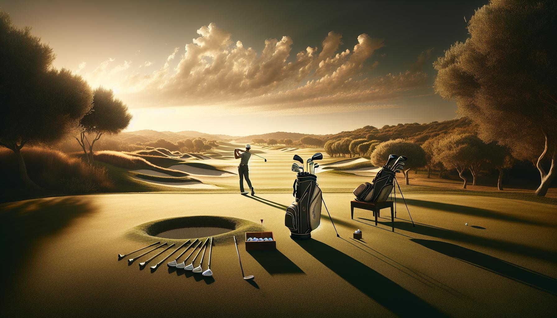 Equipo esencial para jugar en el campo de golf de Lerma