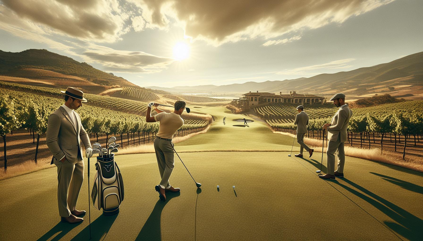 La experiencia de jugar golf en Monforte entre viñedos