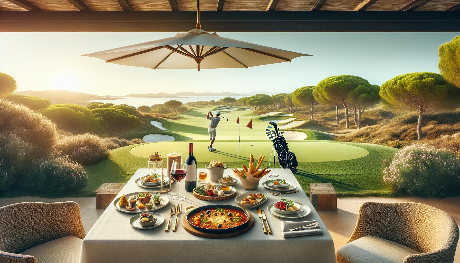 Experiencias gastronómicas cerca de los campos de golf