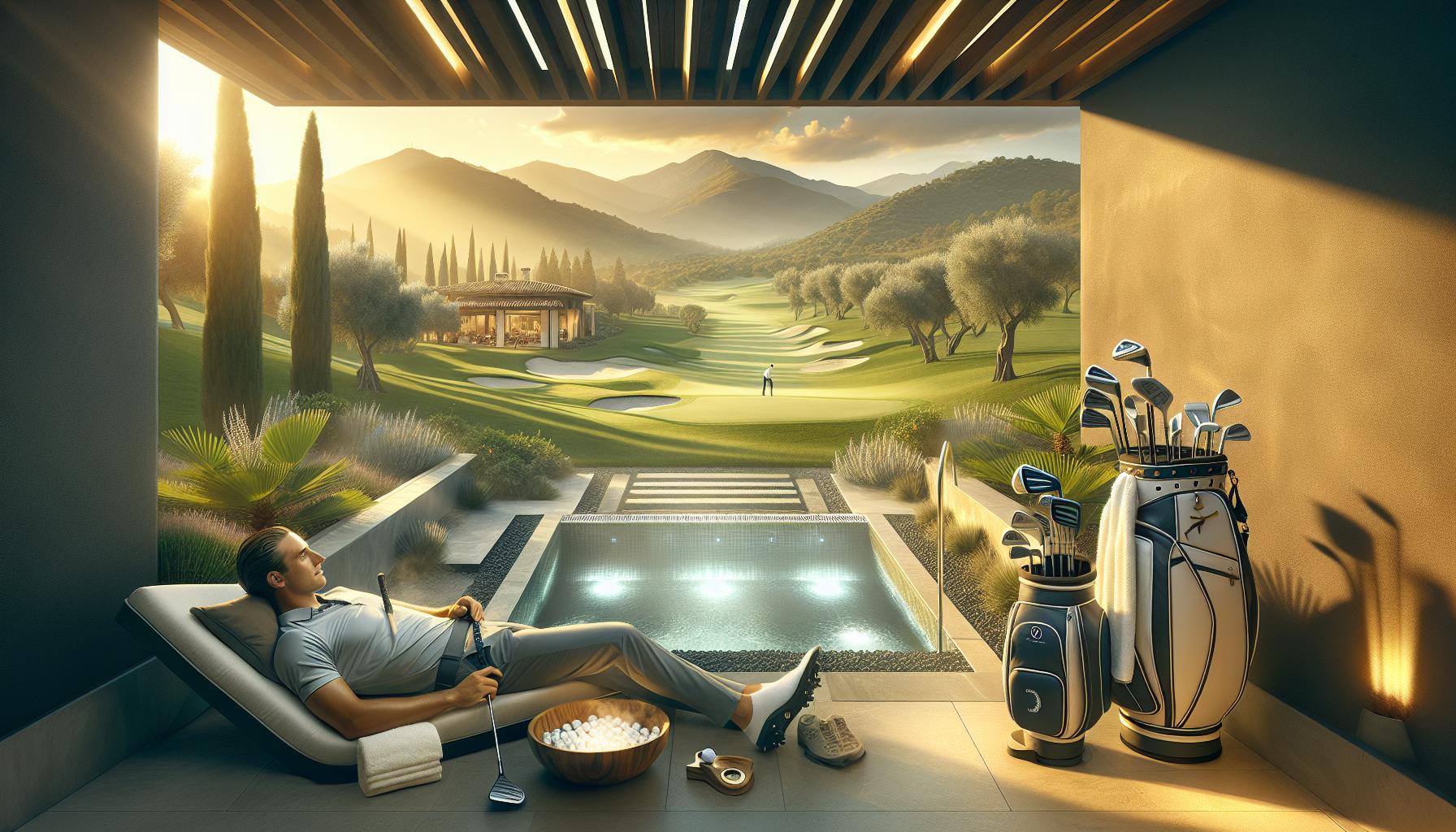 Experiencias de relajación termal tras el golf