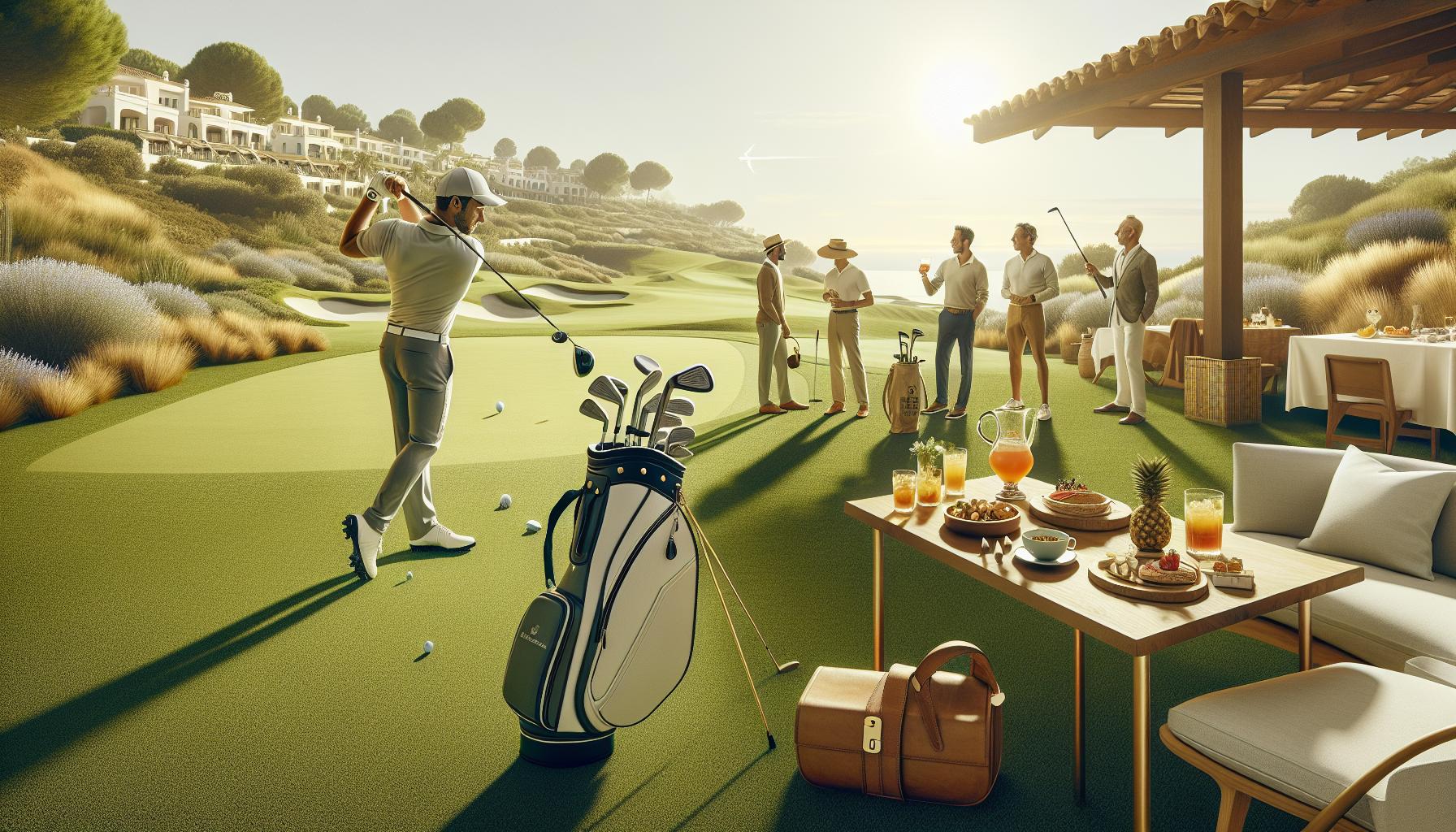 Gastronomía y bebidas en el hoyo 19