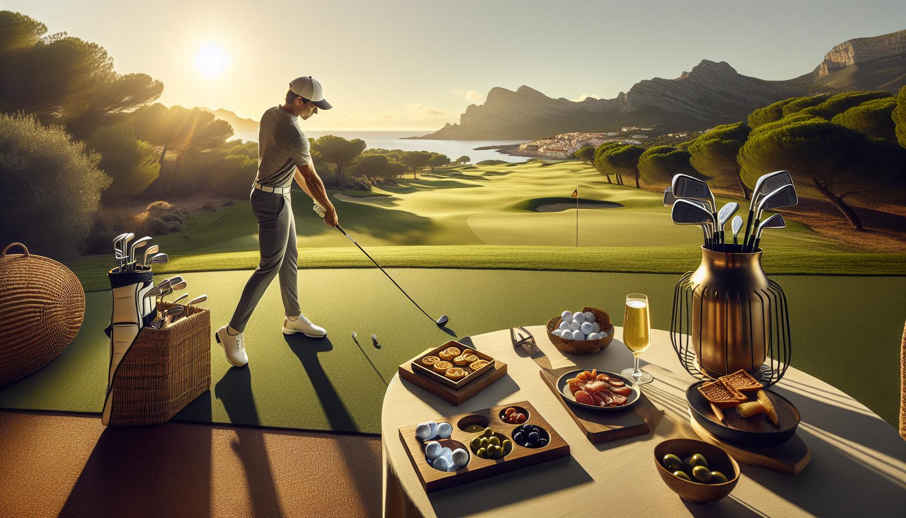 Gastronomía local en el campo de golf