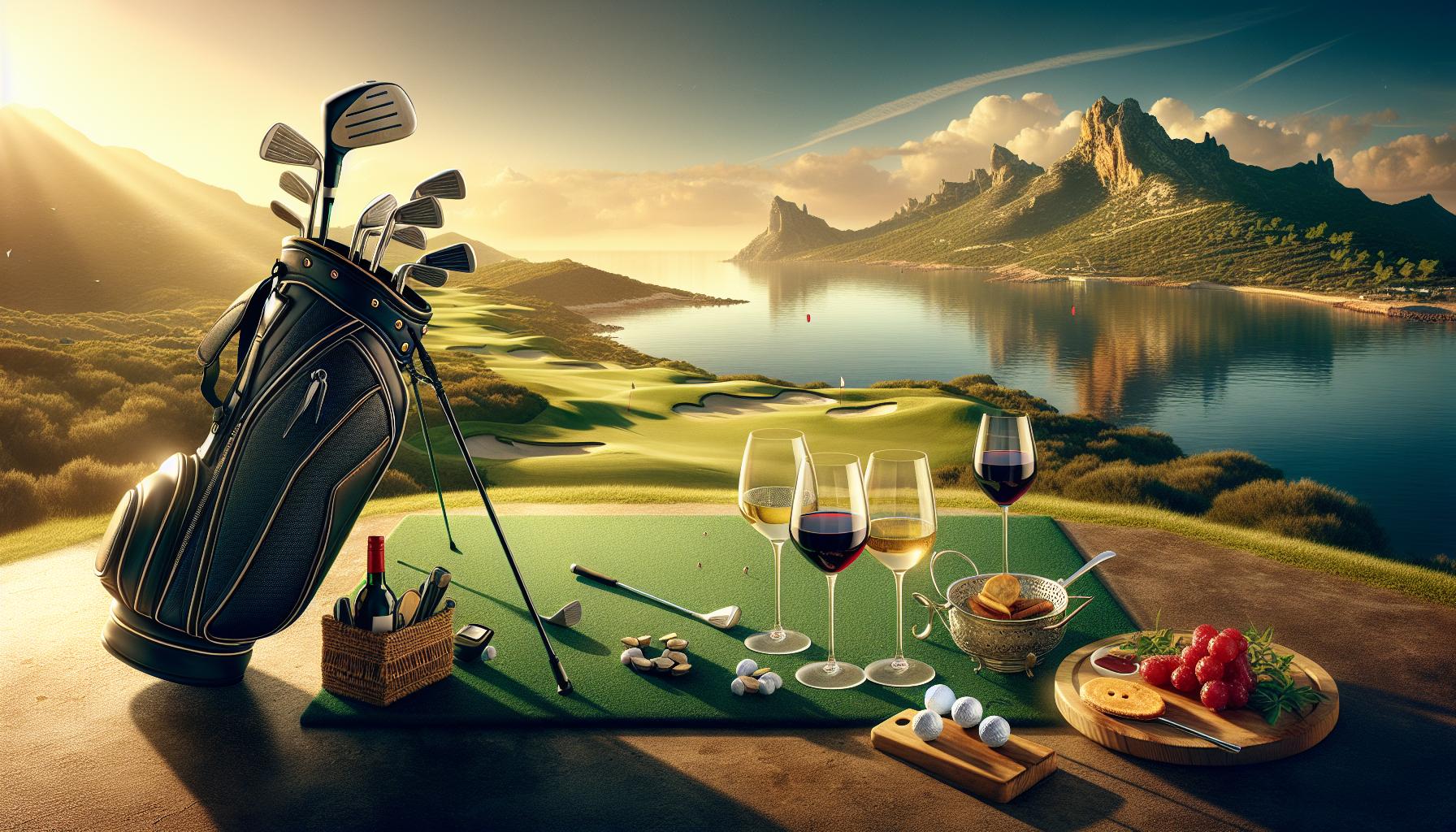 Gastronomía local: maridando golf y vino