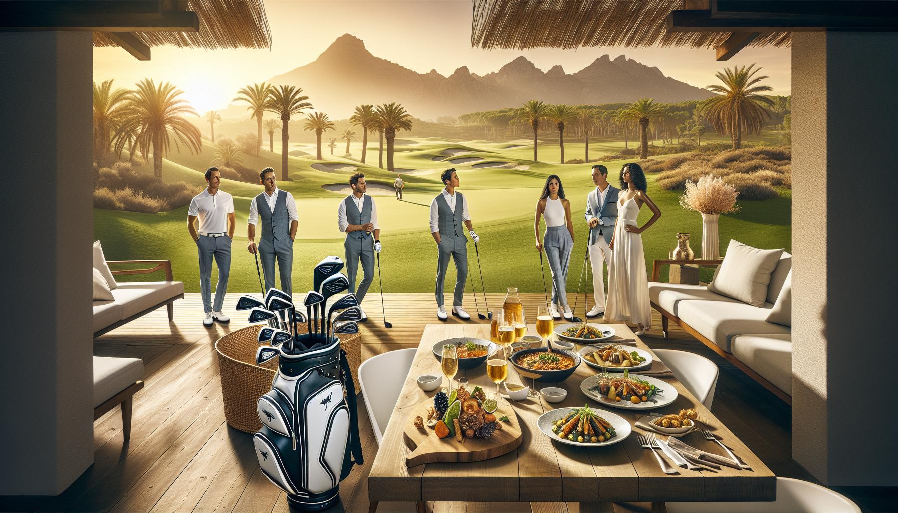 Gastronomía local para disfrutar tras una jornada de golf