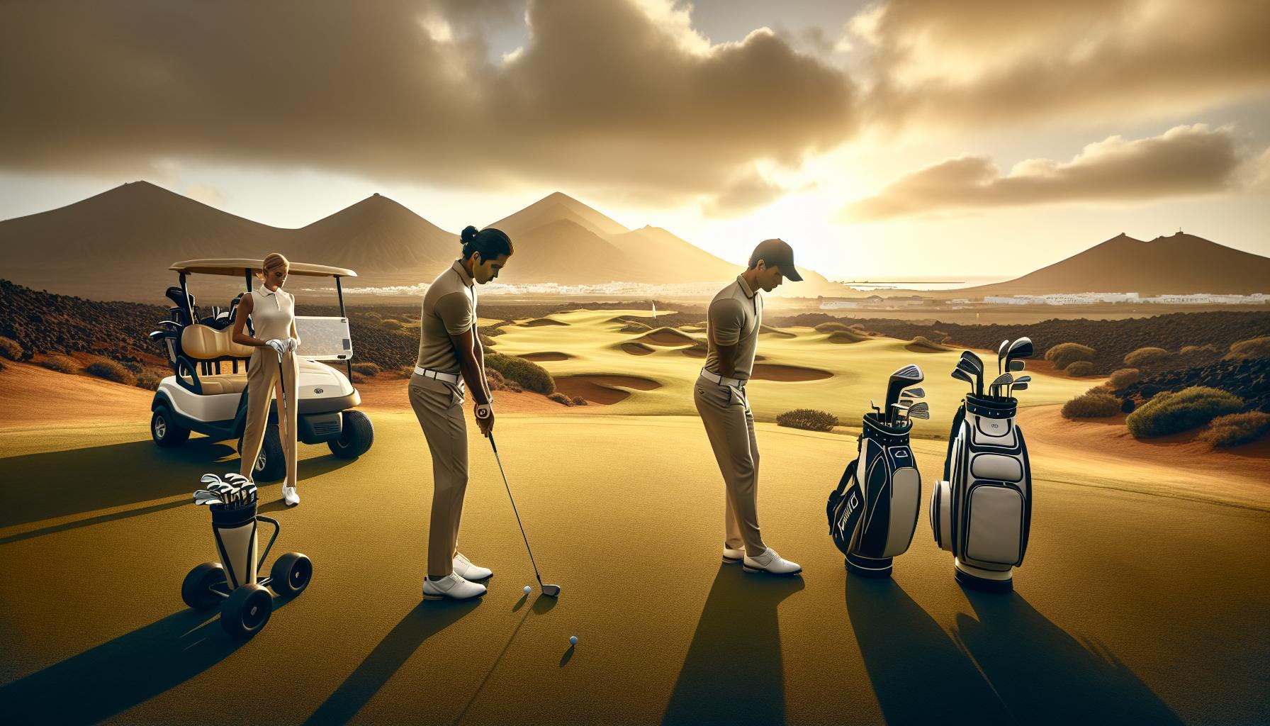 Golf y naturaleza: paisajes impresionantes en Lanzarote