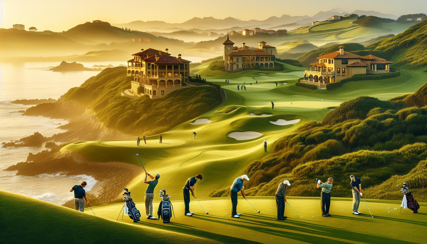 Historias de golfistas en los campos de Asturias