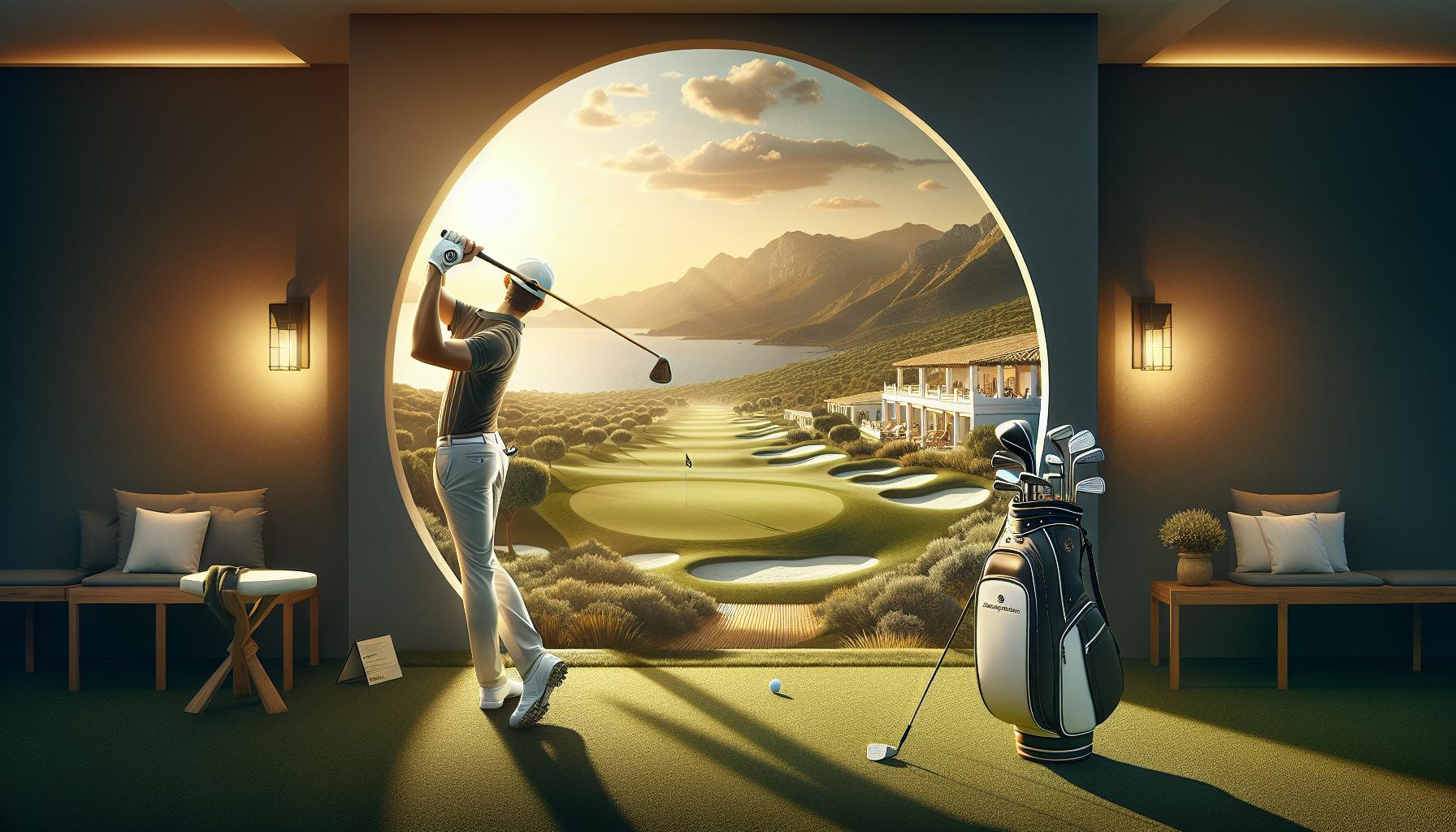 El impacto del clima mediterráneo en el golf