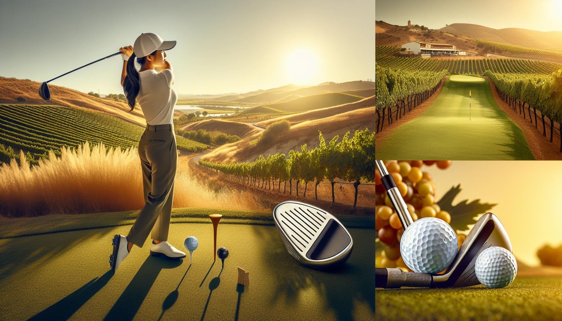Jugar golf entre viñedos: una experiencia única
