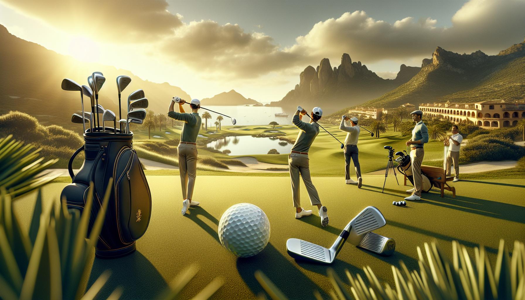 Las vistas espectaculares: Fotografía y golf