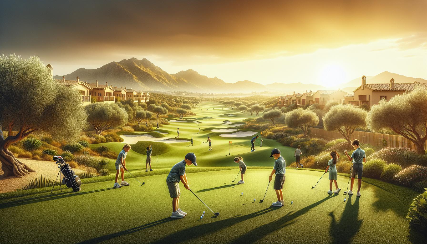 Los mejores campos de golf para niños en España