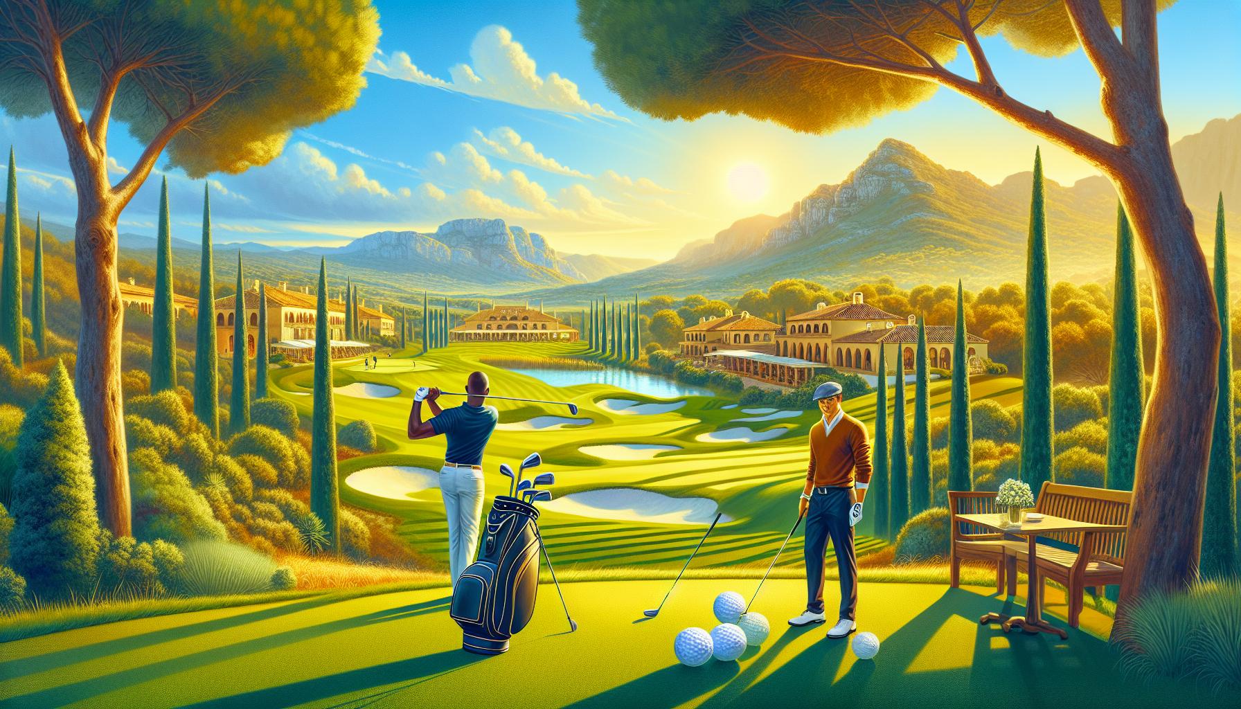 Opciones de alojamiento cerca del campo de golf