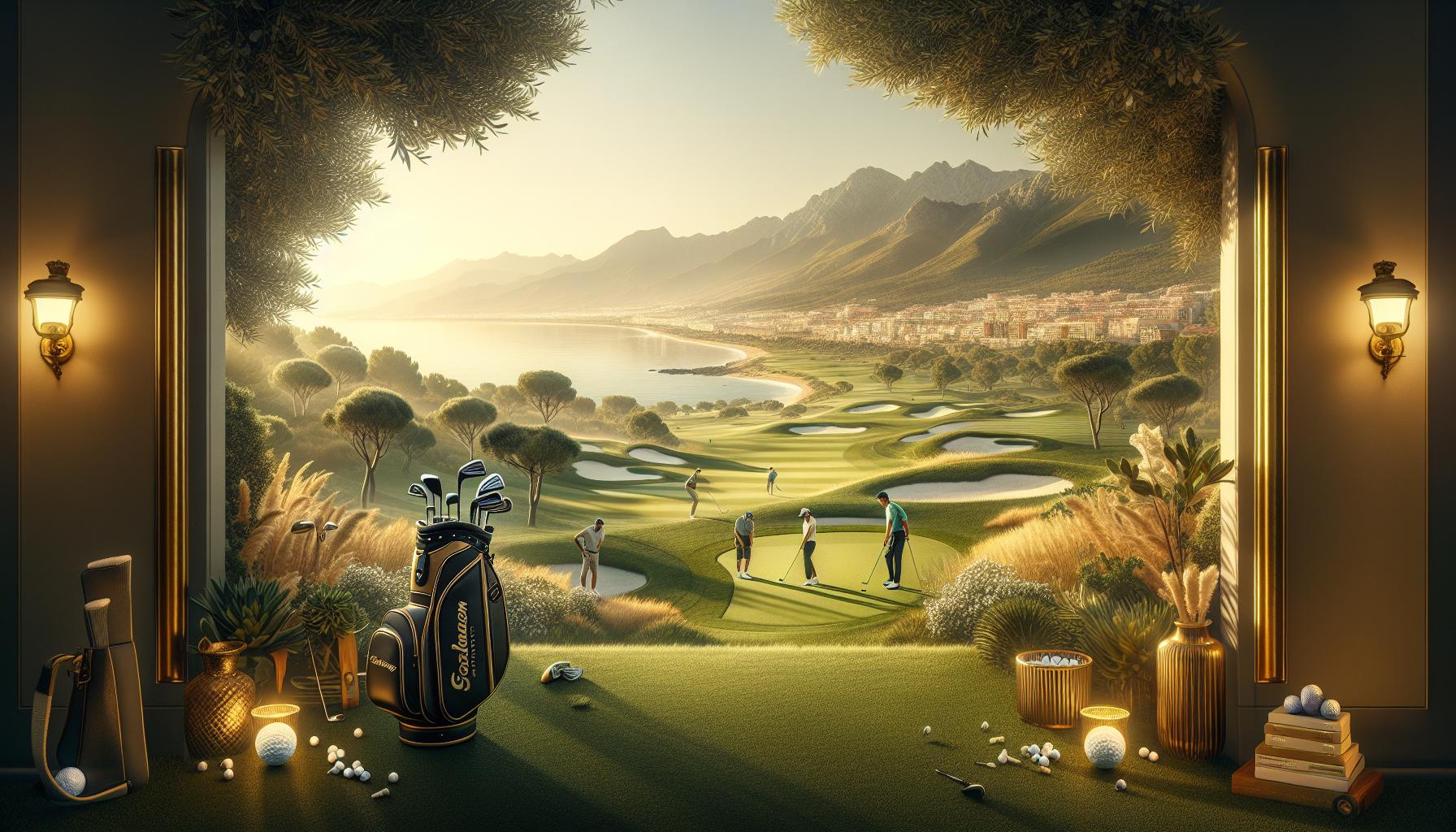 Regiones y zonas del campo de golf