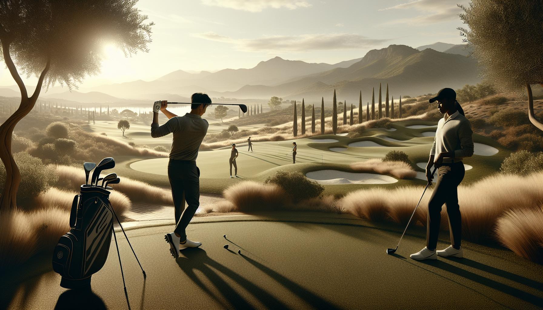 Rutas y hoyos destacados del campo de golf