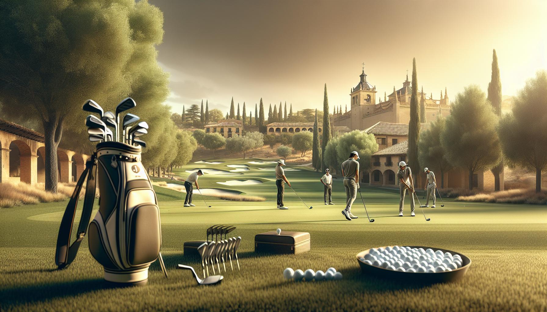 Rutas turísticas alrededor de los campos de golf en Toledo