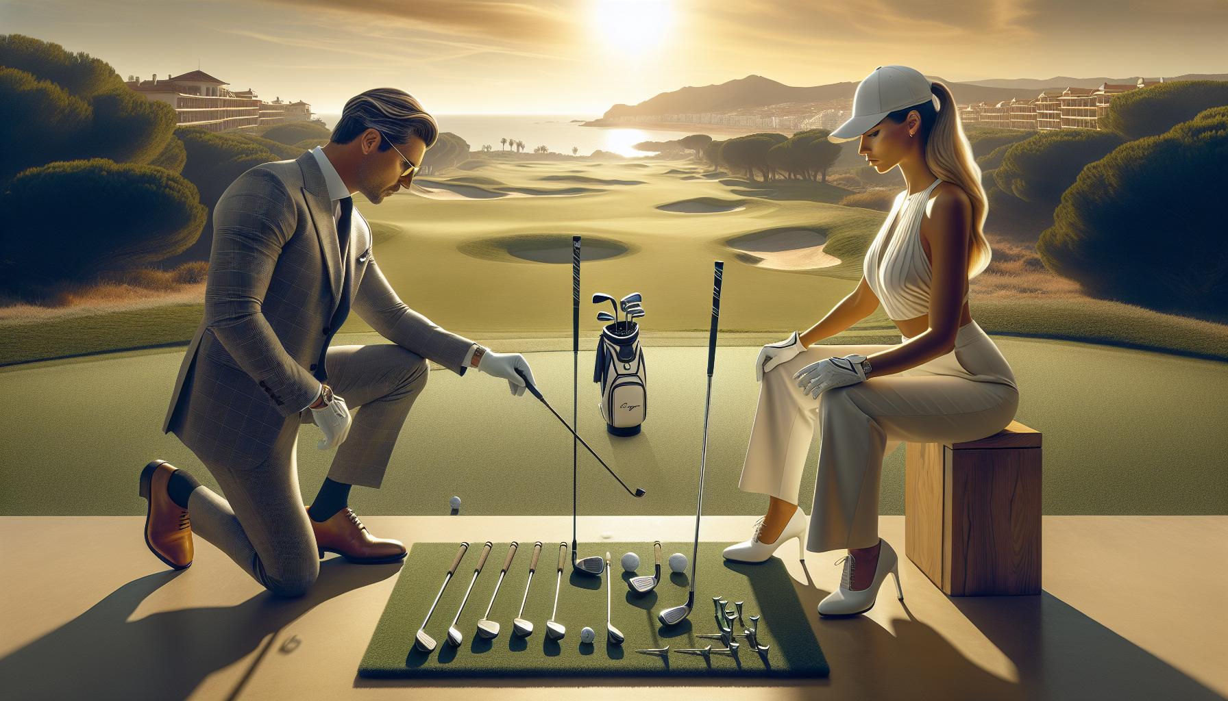 Técnicas para ajustar la longitud de tus palos de golf